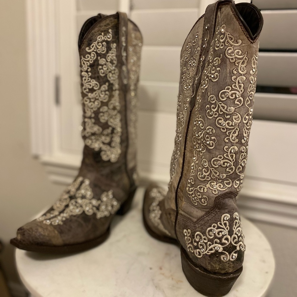 Vaccari Boots Women’s size 10 - Picture 3 of 7